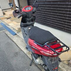 アドレス125 スズキ　125cc　赤（レッド）バイク　小型　SUZUKIの画像