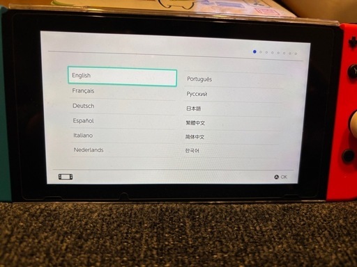 Nintendo Switch本体 青/赤