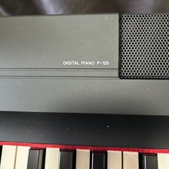 YAMAHA電子ピアノ88鍵盤 P-125 X型キーボードスタンド2020年製の画像