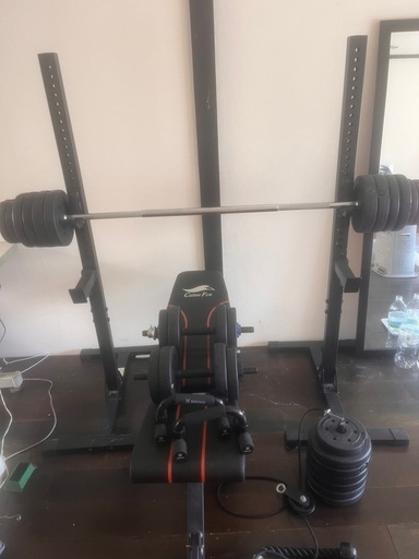 最終価格
トレーニングセットベンチプレスラットプルダウン用機材