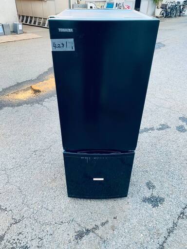 東芝 ノンフロン冷凍冷蔵庫 GR-U15BS（K）
