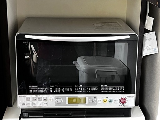 受け渡し予定者決まりました　HITACHI オーブンレンジ