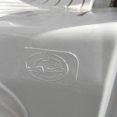 【SALE】ガーデンテーブル＆チェア4脚セット◆ホワイト◆2503B④-2の画像