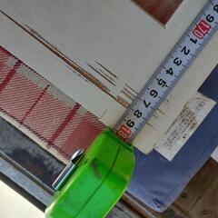 アパート用ガラス付き引き戸白色2枚の画像