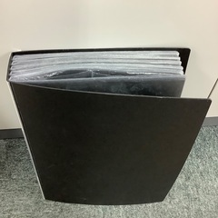 黒クリアファイルブック