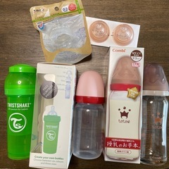 Mサイズ乳首・240-260ml哺乳瓶5点セット