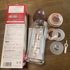 Mサイズ乳首・240-260ml哺乳瓶5点セットの画像
