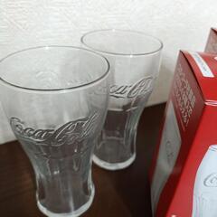コカコーラ　グラス2個セットの画像