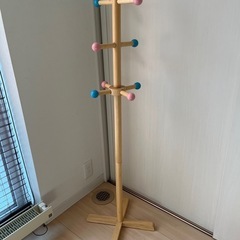 ハンガーポール　キッズ　コート掛け