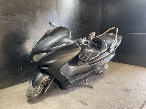 ★支払総額5.8万円★激安車、バイク専門店！不動車、事故車買取ます！ヤマハ マジェスティ250 マッド SG03J 社外マフラー！ エアロパーツ！ 社外ハンドル、ポスト！ フロントマスク！