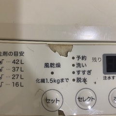 ¥0 洗濯機　引取市ヶ谷と四ツ谷駅界隈の画像