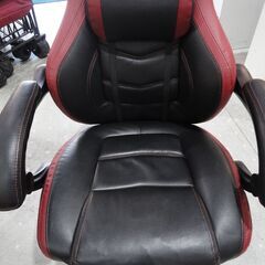 YAMAZEN eスタイルチェア ゲーミングチェア パソコンチェア フットレスト付【モノ市場東海店】の画像