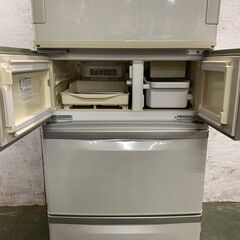 【SHARP】 シャープ ノンフロン 冷凍冷蔵庫 SJ-HL40M-H 2006年製 401L 動作確認済 両開きドア プラズマクラスター 冷蔵庫 大容量 Y1083の画像
