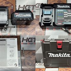 【未使用】マキタ Makita TD002GRDX 充電式インパクトドライバー 40V バッテリ×2・ケース付きの画像