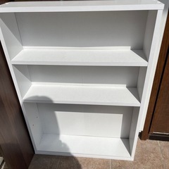 マガジンラック　白　隙間収納棚
