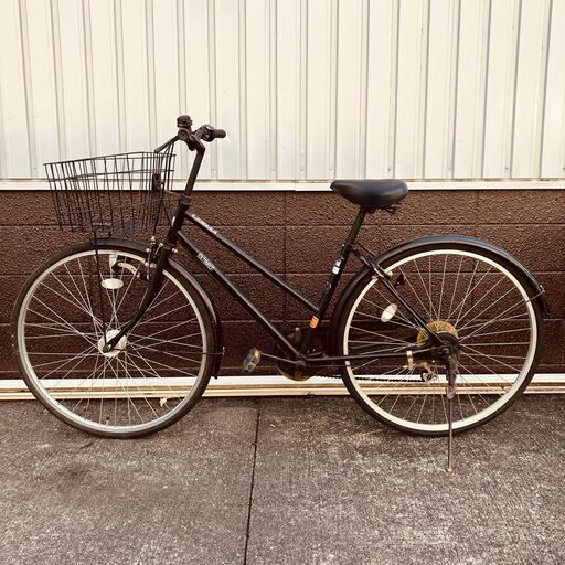 OLTIMID 27インチ自転車・軽快車（ブラック）