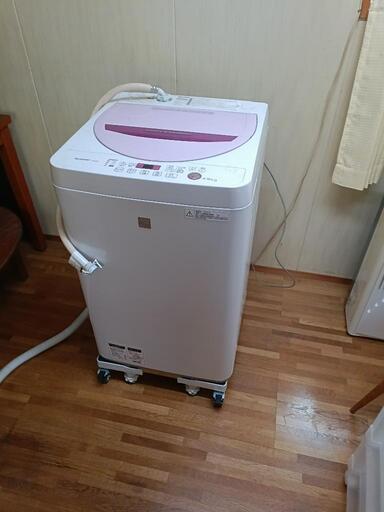 使用頻度低：シャープ4.5kg洗濯機