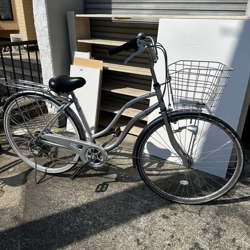 【済】あさひ[ASAHI] カジュリー リラックス BAA-P 27インチ 6段変速 オートライト シティサイクル ママチャリ 自転車