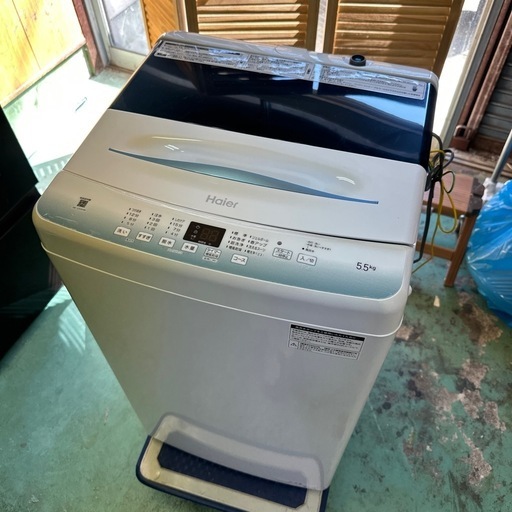 【済】ハイアール洗濯機 5.5kg 2022年製