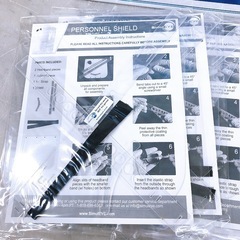 在庫保管品 医療用 未滅菌　サージカルキャップ Mサイズ フェイスシールド 衛星帽 調理施設 病院などの画像