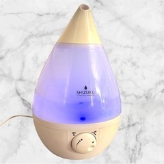 シズク❤超音波式アロマ加湿器 LEDライト付き　動作確認済みの画像