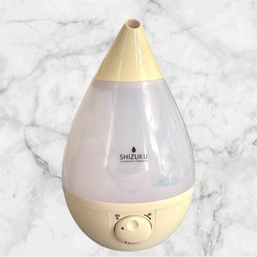 シズク❤超音波式アロマ加湿器 LEDライト付き　動作確認済み