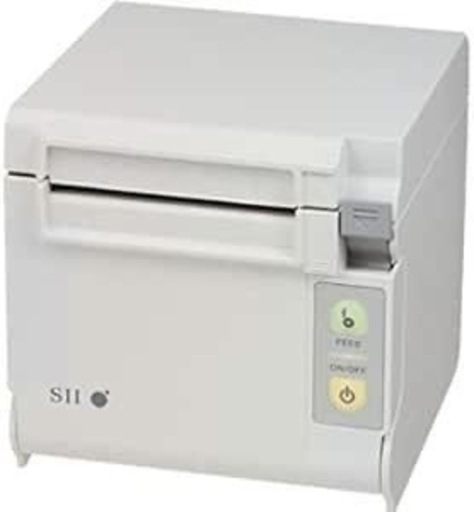 新品★セイコーインスツル レシートプリンター RP-D10シリーズ アダプター付属 ケーブル付属 ホワイト