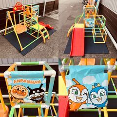 アンパンマン カンタン折りたたみ！ブランコパークDX（箱入り・要組立）の画像