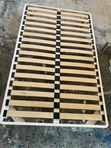 無印スチールベッドフレーム セミダブル