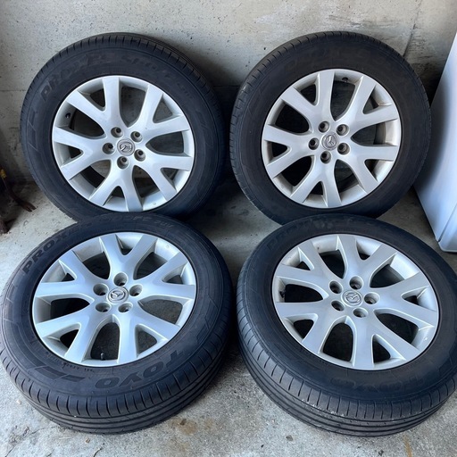 235/60R18 2020年製 夏タイヤ・ホイール付4本セット