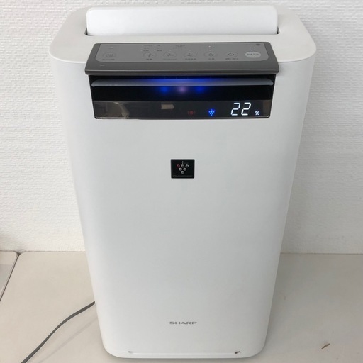 シャープ 加湿空気清浄機 KI-HS50-W ホワイト 2018年製 プラズマクラスター HEPA 2.5Lタンク \n花粉モード 脱臭機能 PM2.5対応