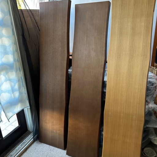 値下げ。カウンター、テーブル、椅子用一枚板 