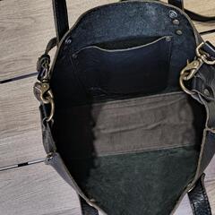 TIDEWAY　ミニボストン　ショルダー　2WAY　レザー　ブラックの画像