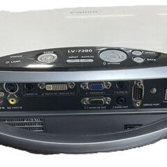 Canon キャノン パワープロジェクター LV-7380 1846時間 動作確認済の画像