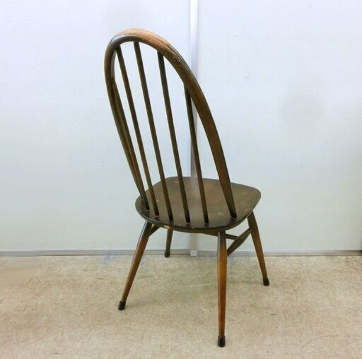 ■ERCOL アーコール クエーカーチェア② 傷み多い要修理 イギリスビンテージ 椅子 イス ダイニングチェア 札幌 西区 西野