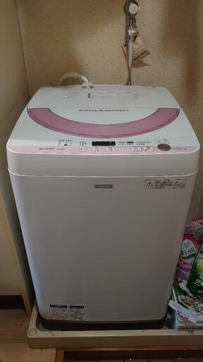 SHARP ES-G55PS-P 洗濯機(ピンク)