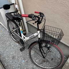 自転車 白 