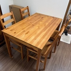 木製ダイニングセット