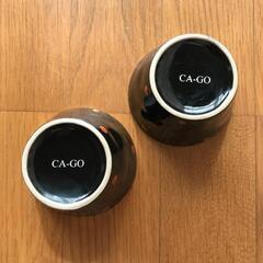 【引取限定】水玉 小鉢 ペア ブラックの画像