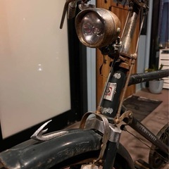 昭和レトロ自転車の画像