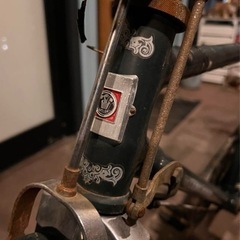 昭和レトロ自転車の画像