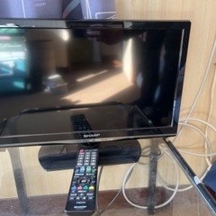 AQUOS 19インチ　作動確認済み