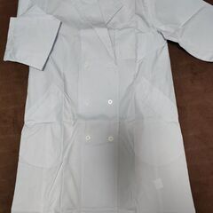 白衣　女子診察衣　М　ダブル　未着用の画像