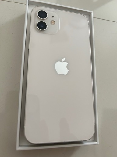 ② iPhone12 64GB SIMフリー端末　ホワイトカラー