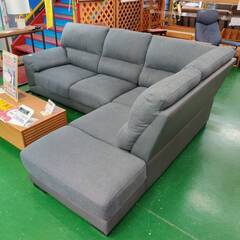 【愛品倶楽部柏店】NITORI ニトリ 左カウチ布張りソファSE...