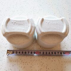 無料！【約１ｋｇ×２個】トンボ漬物石　重石