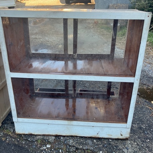 什器　収納　キャビネット　アンティーク　ビンテージ　パン屋