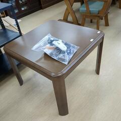 【未使用】YAMAZEN✨家具調ダイニンブこたつ✨幅75cm×75㎝✨WYZ-D75H2✨ダイニングテーブルとしても(^^♪ 【こちらは店舗です。浜村鹿野温泉ICから3分 買取本舗 宮本リサイクル 営業時間9～19時 定休日水曜のみ←連絡できませんm(_ _)m】の画像