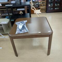 【未使用】YAMAZEN✨家具調ダイニンブこたつ✨幅75cm×75㎝✨WYZ-D75H2✨ダイニングテーブルとしても(^^♪ 【こちらは店舗です。浜村鹿野温泉ICから3分 買取本舗 宮本リサイクル 営業時間9～19時 定休日水曜のみ←連絡できませんm(_ _)m】の画像