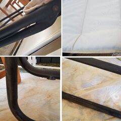 折りたたみチェア　ハイバック　リクライニング　イス　中古の画像